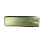 Christian Dior Diorever Gold Leather Clutch Bag