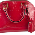 Louis Vuitton Red Vernis Alma BB Two-Way Bag