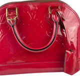 Louis Vuitton Red Vernis Alma BB Two-Way Bag