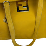 Fendi Yellow Leather Shoulder Bag