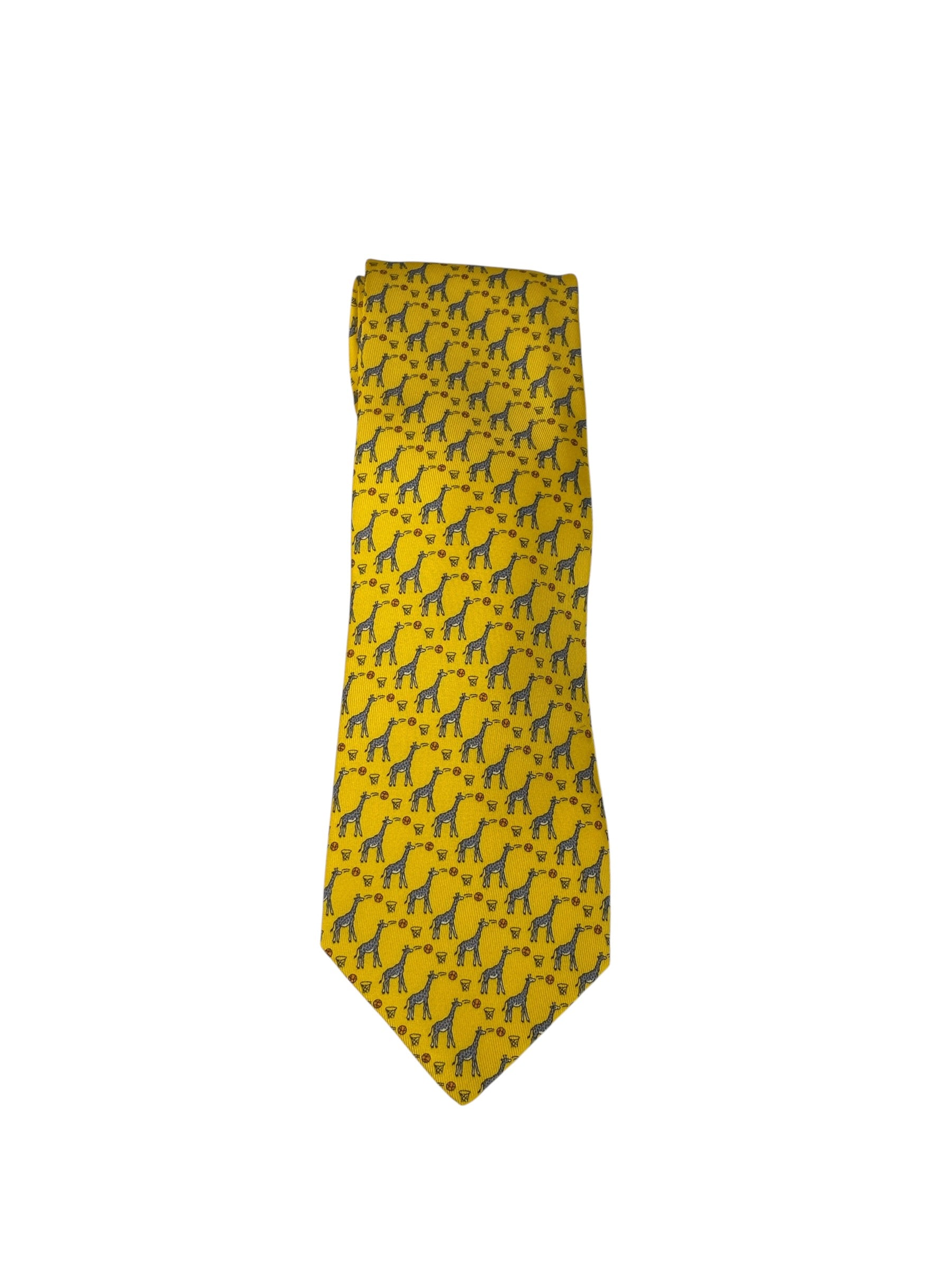 Hermes Cravate Twill Sophie Parker Silk Tie
