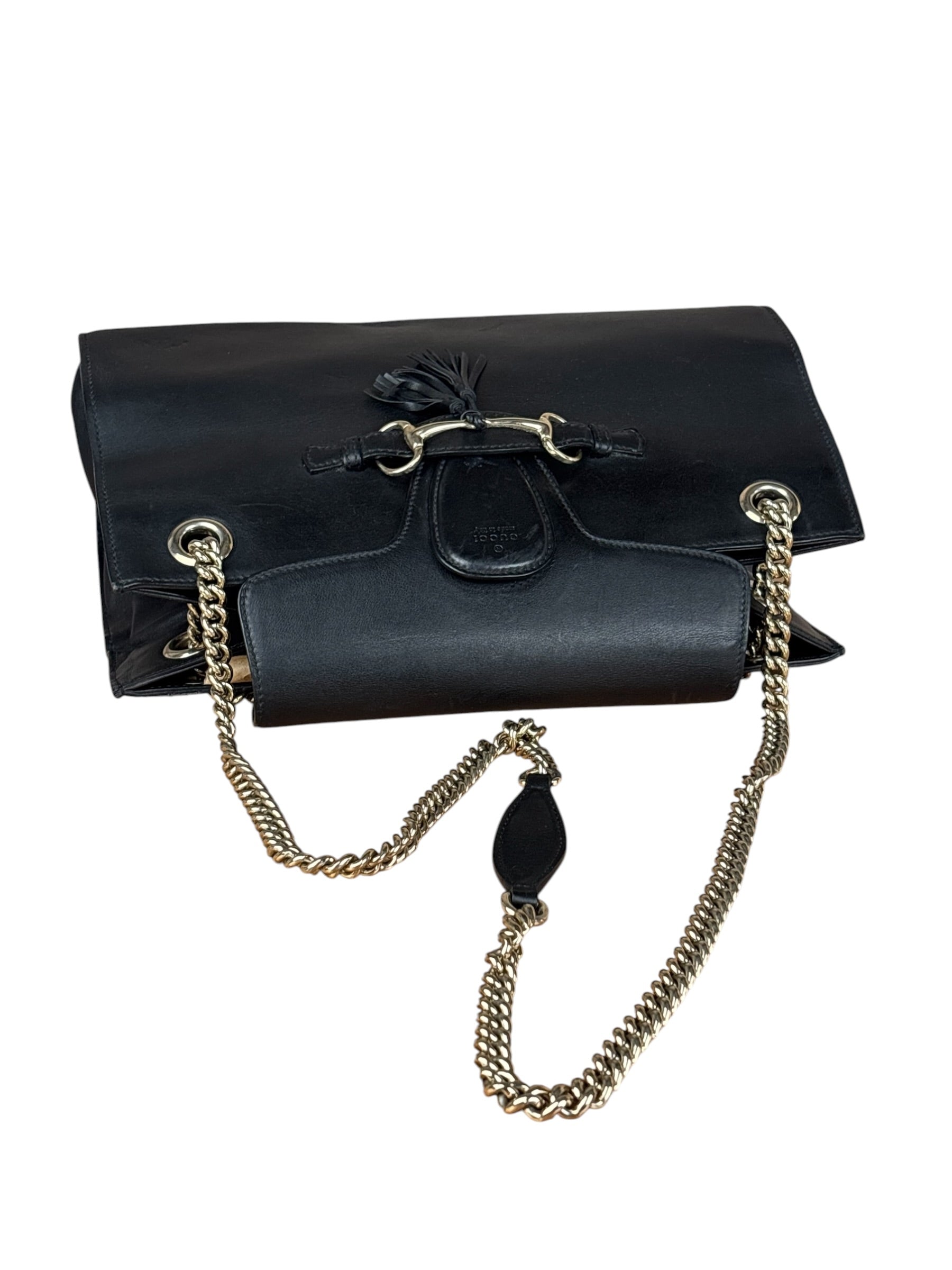 Gucci Black Emily Leather Shoulder Bag