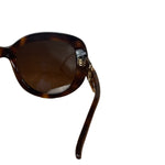 Salvatore Ferragamo Tortoise Oversized Sunglasses