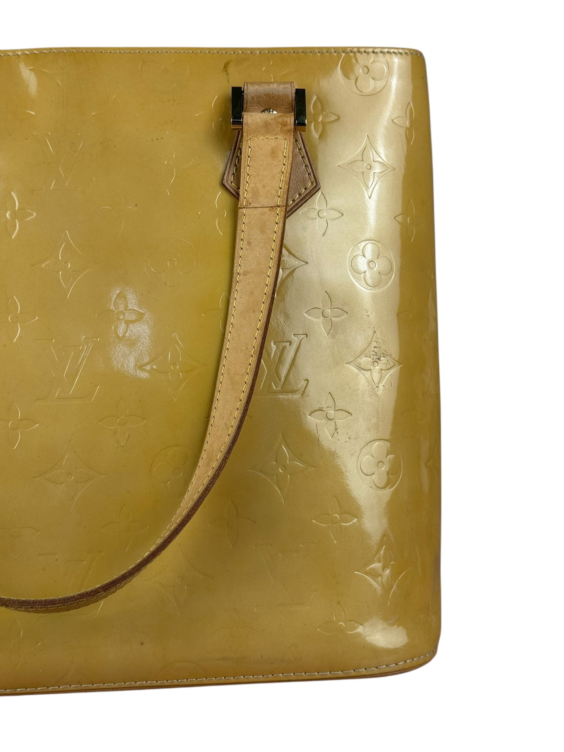 Louis Vuitton Monogram Vernis Houston Yellow