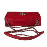 Chanel Red Quilted Leather Shoulder Bag 2016