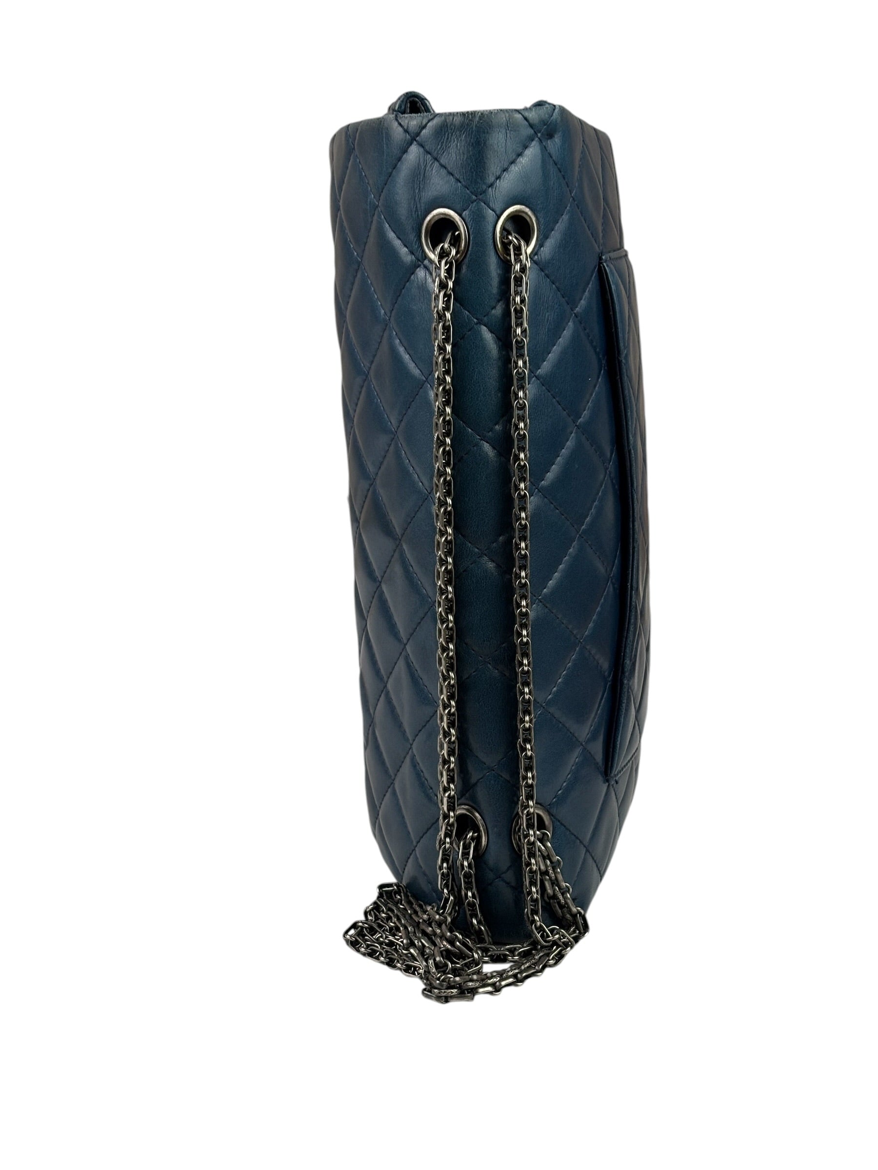 Chanel Blue Reissue 225 Double Flap Bag 1991