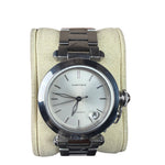Cartier Pasha C Automatic Silver Stick Dial