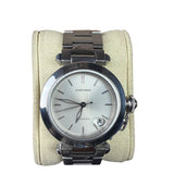 Cartier Pasha C Automatic Silver Stick Dial