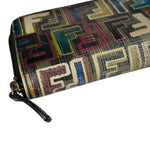 Fendi Zucca Spalmati FF Multicolor Long Wallet