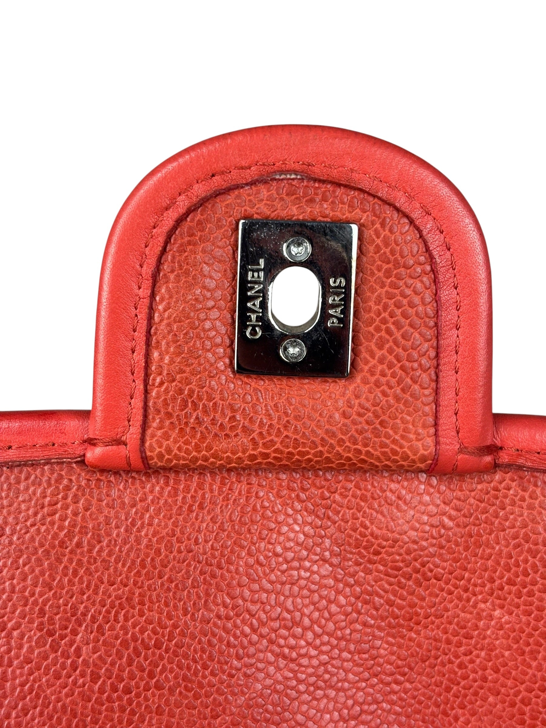 Chanel French Riviera Caviar Quilted Flap Bag Sunset 2011