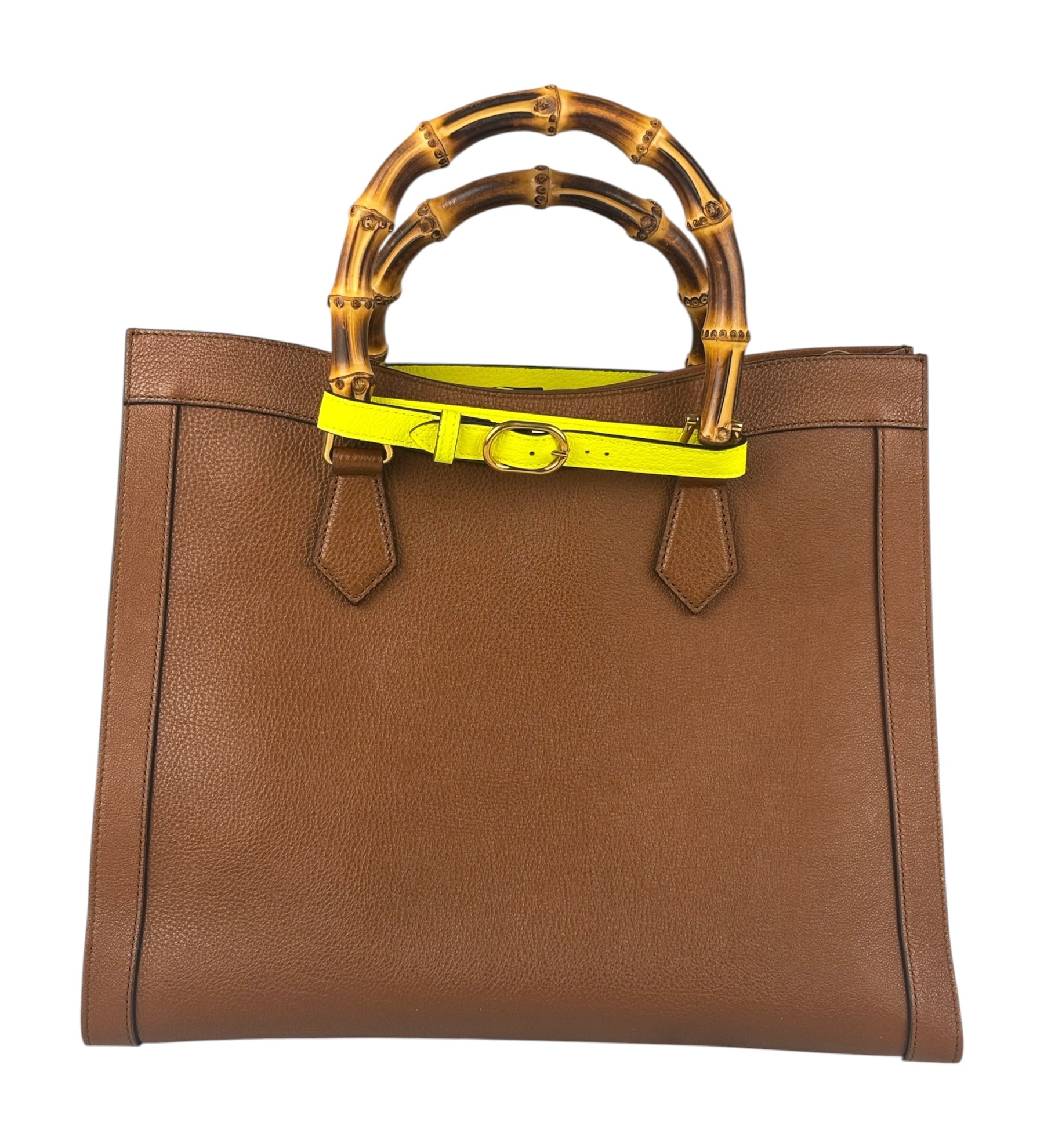 Gucci Diana Large Brown Tote Bamboo Handles