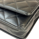 Chanel Black Quilted Wallet On Chain 2019