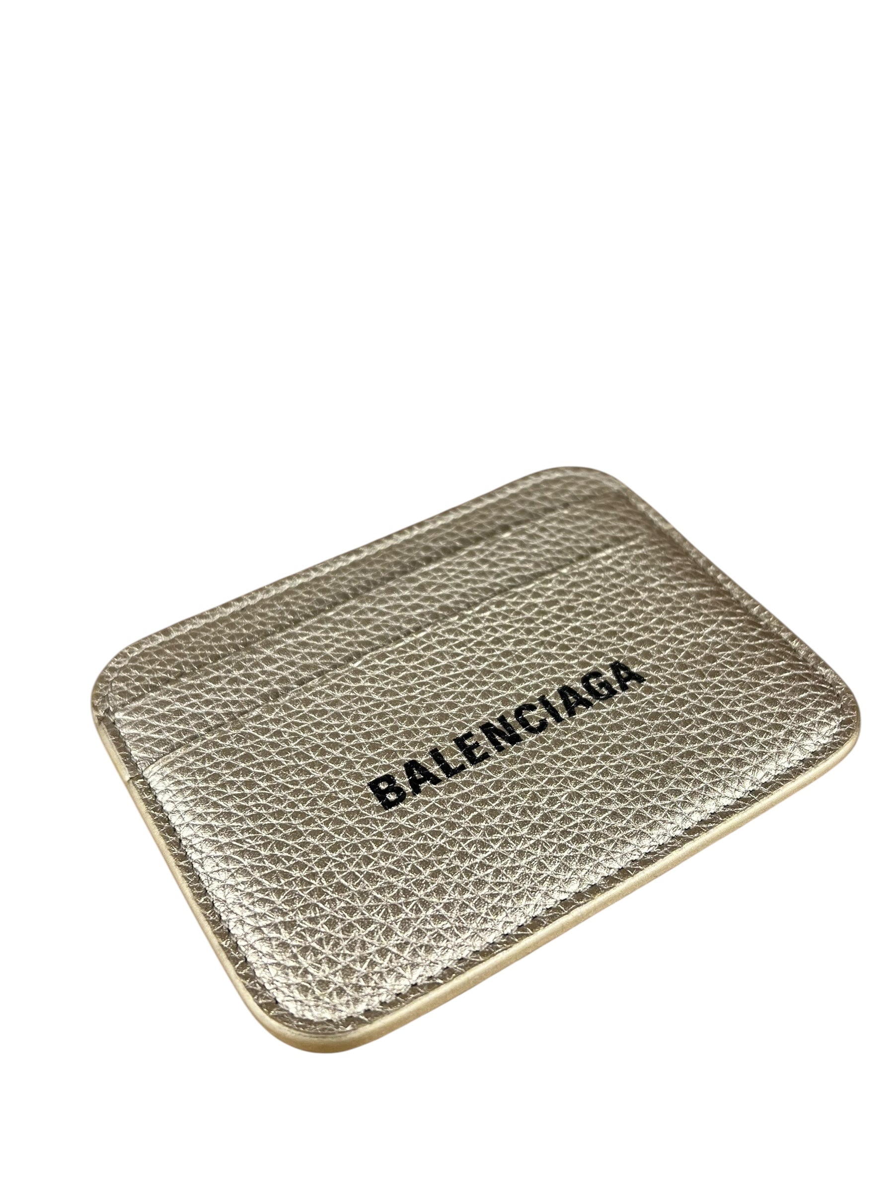 Balenciaga Metallic Cash Cardholder