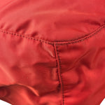 Prada Rosso Red Tessuto Nylon/Saffiano Leather Trim Shoulder Bag
