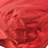 Prada Rosso Red Tessuto Nylon/Saffiano Leather Trim Shoulder Bag