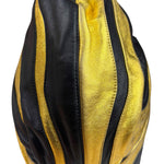 Prada Bicolor Leather Nappa Waves Tote Bag