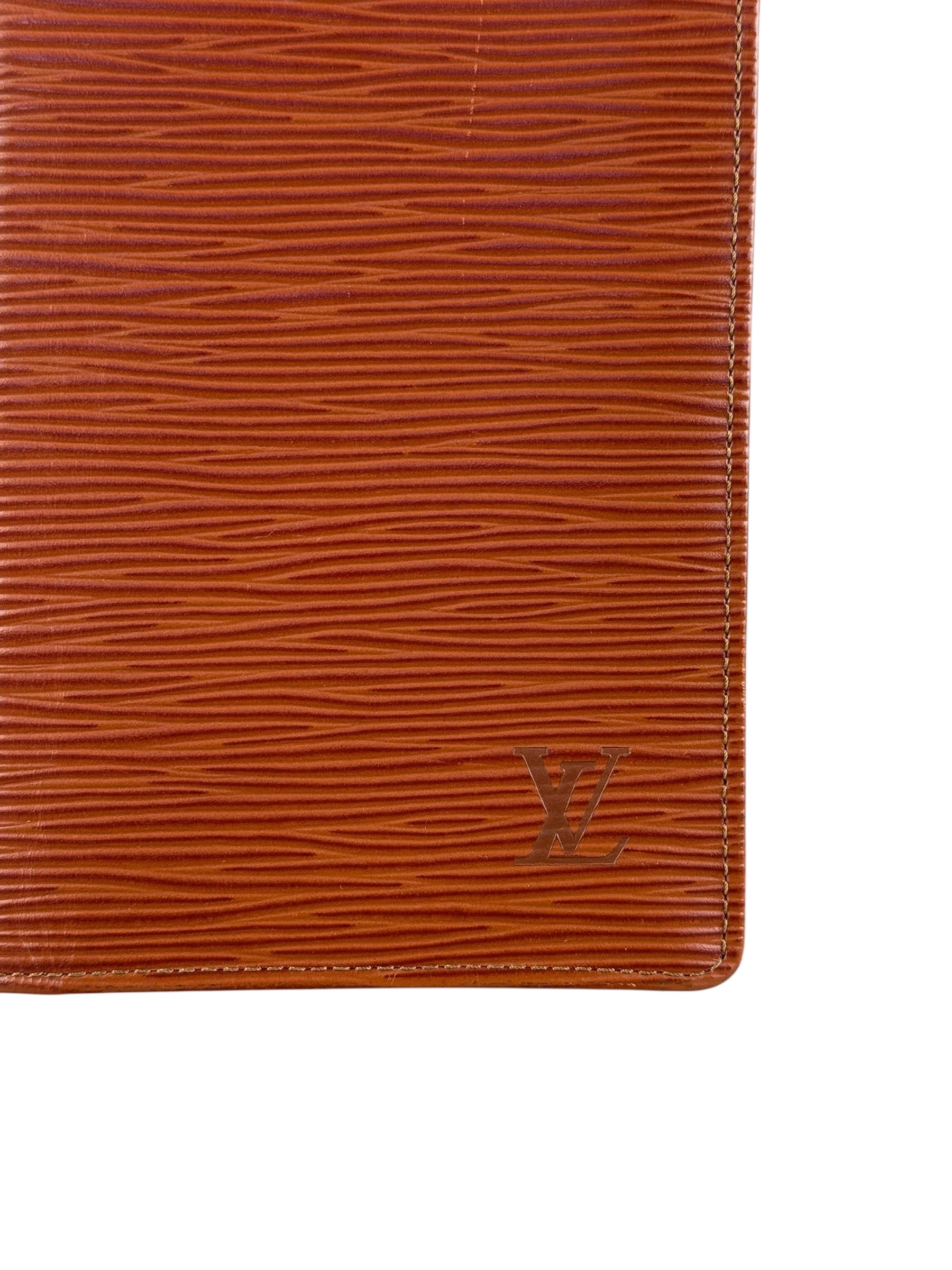 Louis Vuitton Brown Epi Long Bifold Wallet