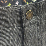 Louis Vuitton Grey Denim Cropped Pants