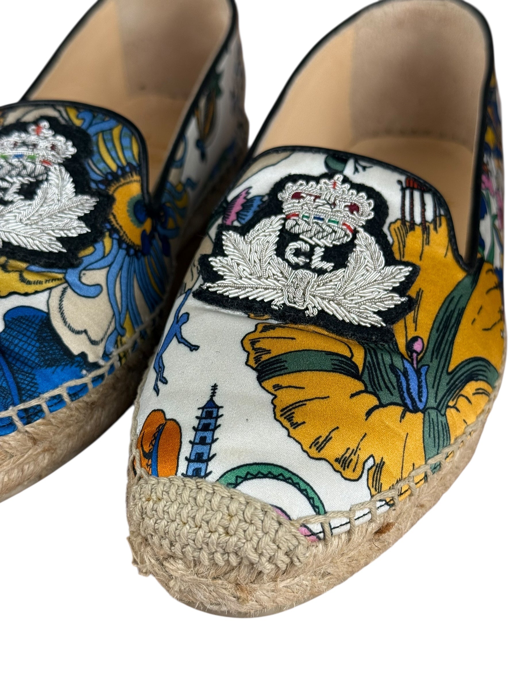 Christian Louboutin Patterned Flat Espadrilles