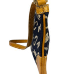 Celine Navy Denim/Leather Trim C Macadam Pochette