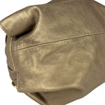 Loewe Metallic Gold Leather Nappa Aire Handbag