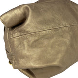 Loewe Metallic Gold Leather Nappa Aire Handbag