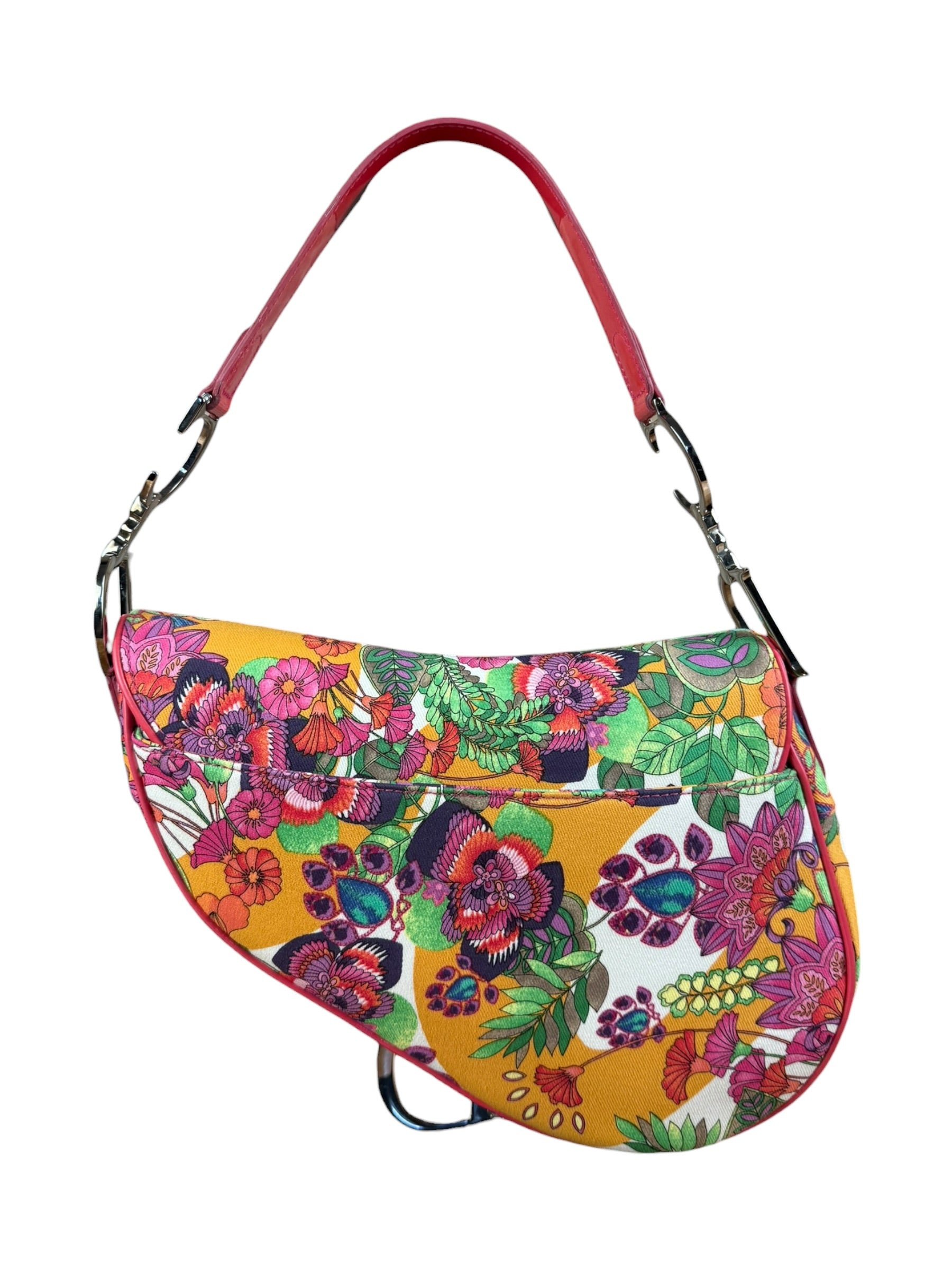 Christian Dior Floral Saddle Bag "Hawaiian Glamour"
