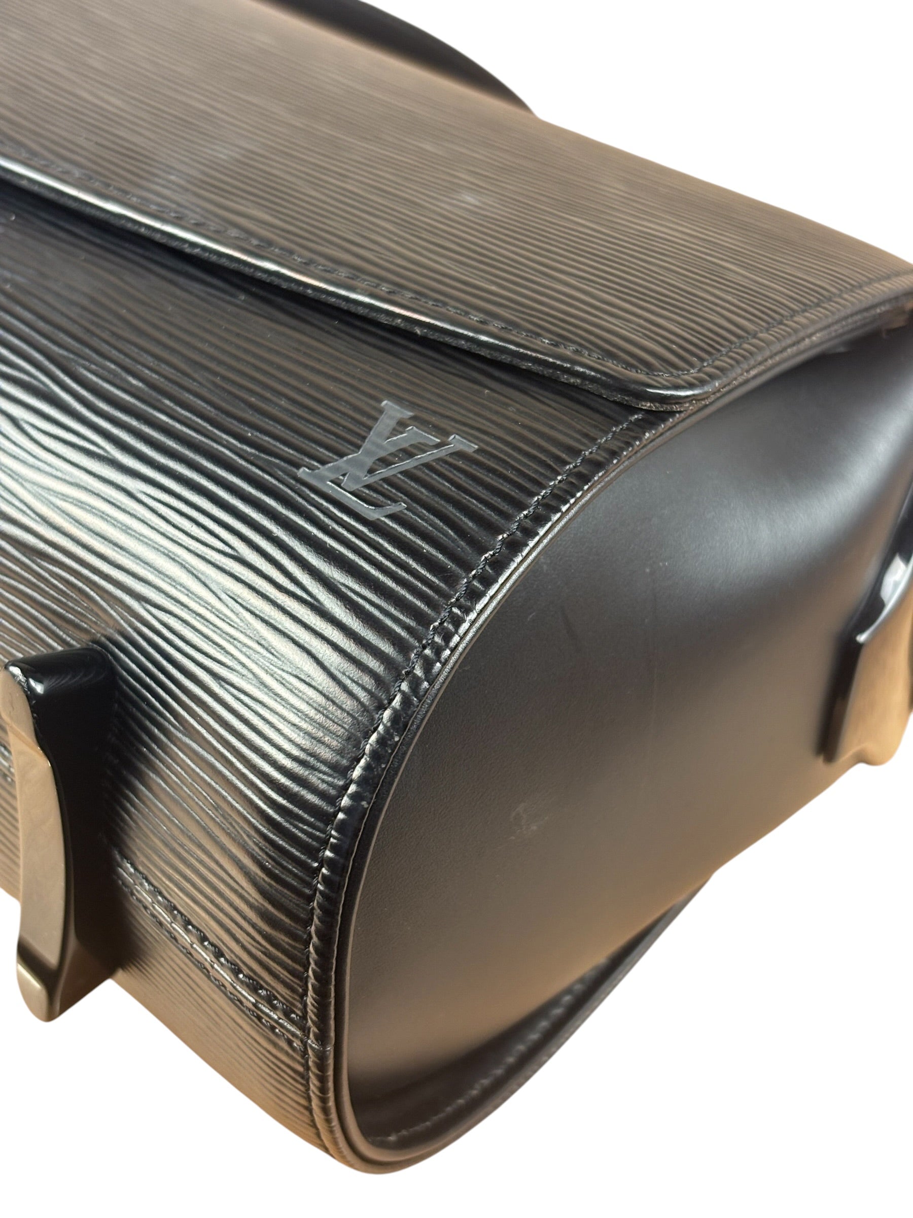 Louis Vuitton Black Epi Leather Flap Nocturne Shoulder Bag PM
