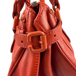 Chloé Vintage Red Leather Paddington Bag (Broken Lock