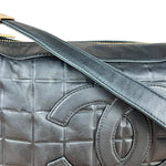 Chanel CC Chocolate Leather Shoulder Bag 2000