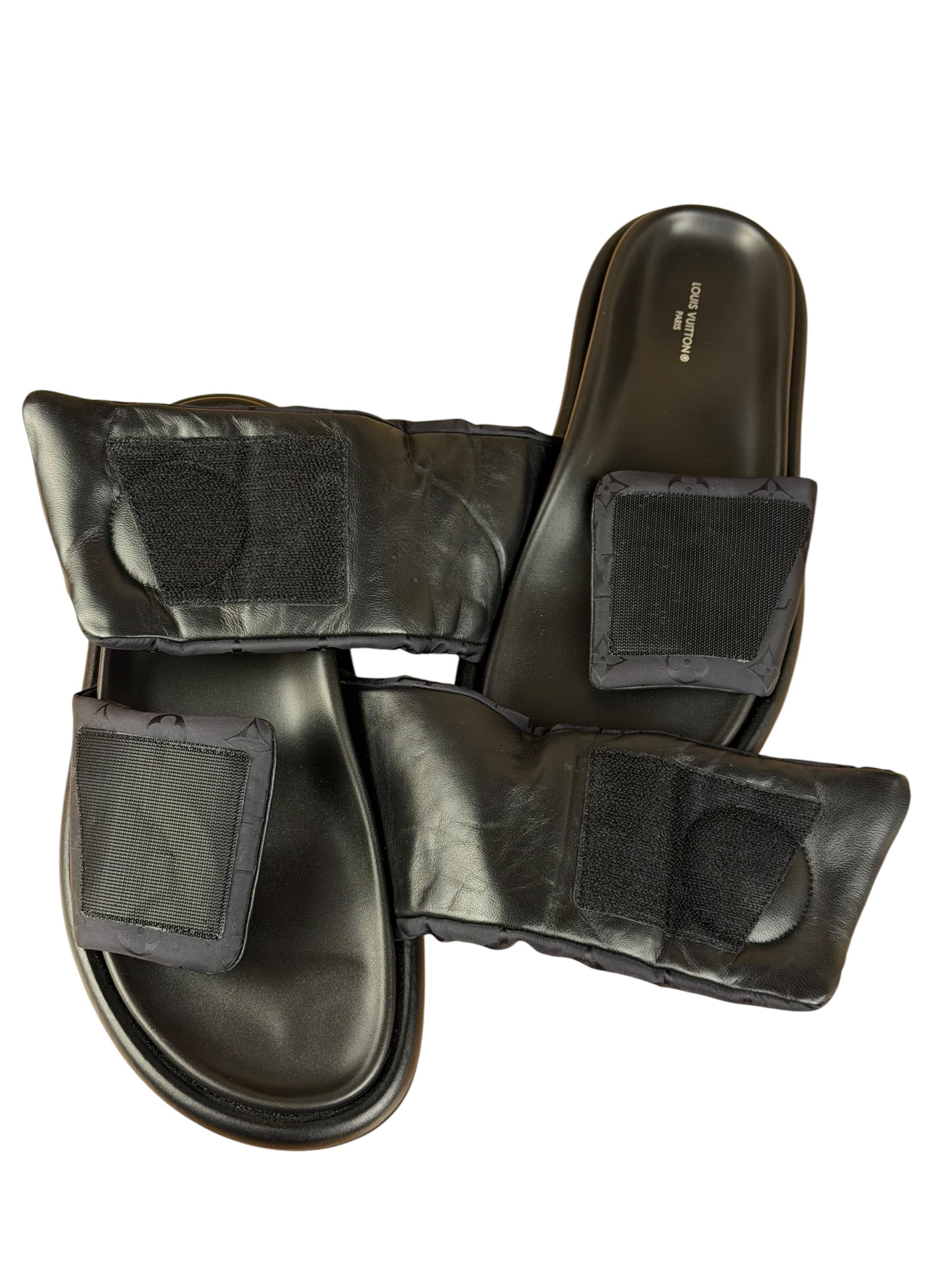 Louis Vuitton Black Pool Pillow Comfort Mules