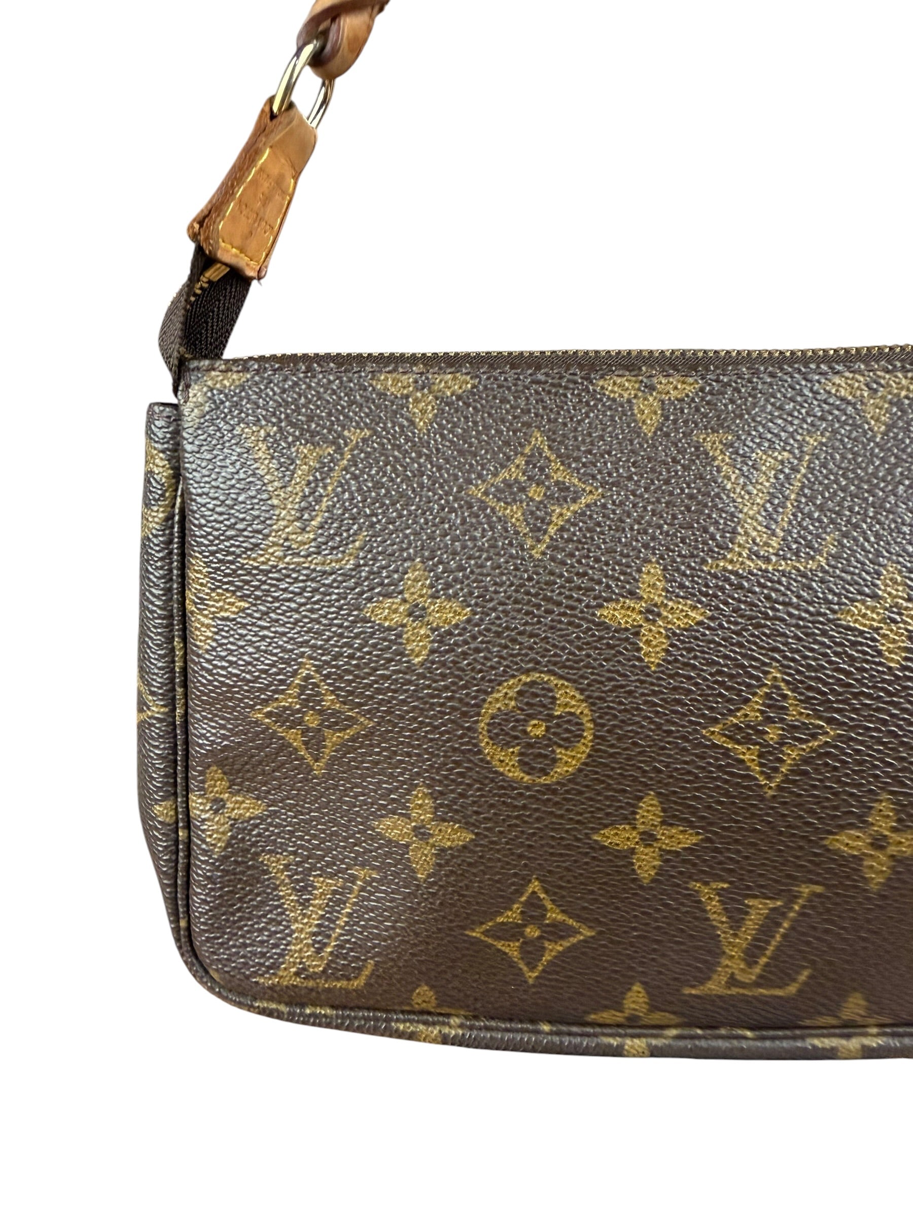 Louis Vuitton Leather Monogram Pochette