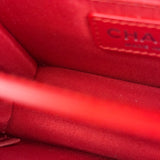 Chanel Red Calfskin Small Box Flap 2017