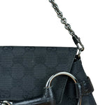Gucci Black Tom Ford Horsebit Shoulder Bag