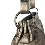 Bottega Veneta Metallic Pleated Shoulder Bag