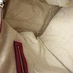 Gucci Beige/Red Leather GG Joy Boston Two-Way Bag