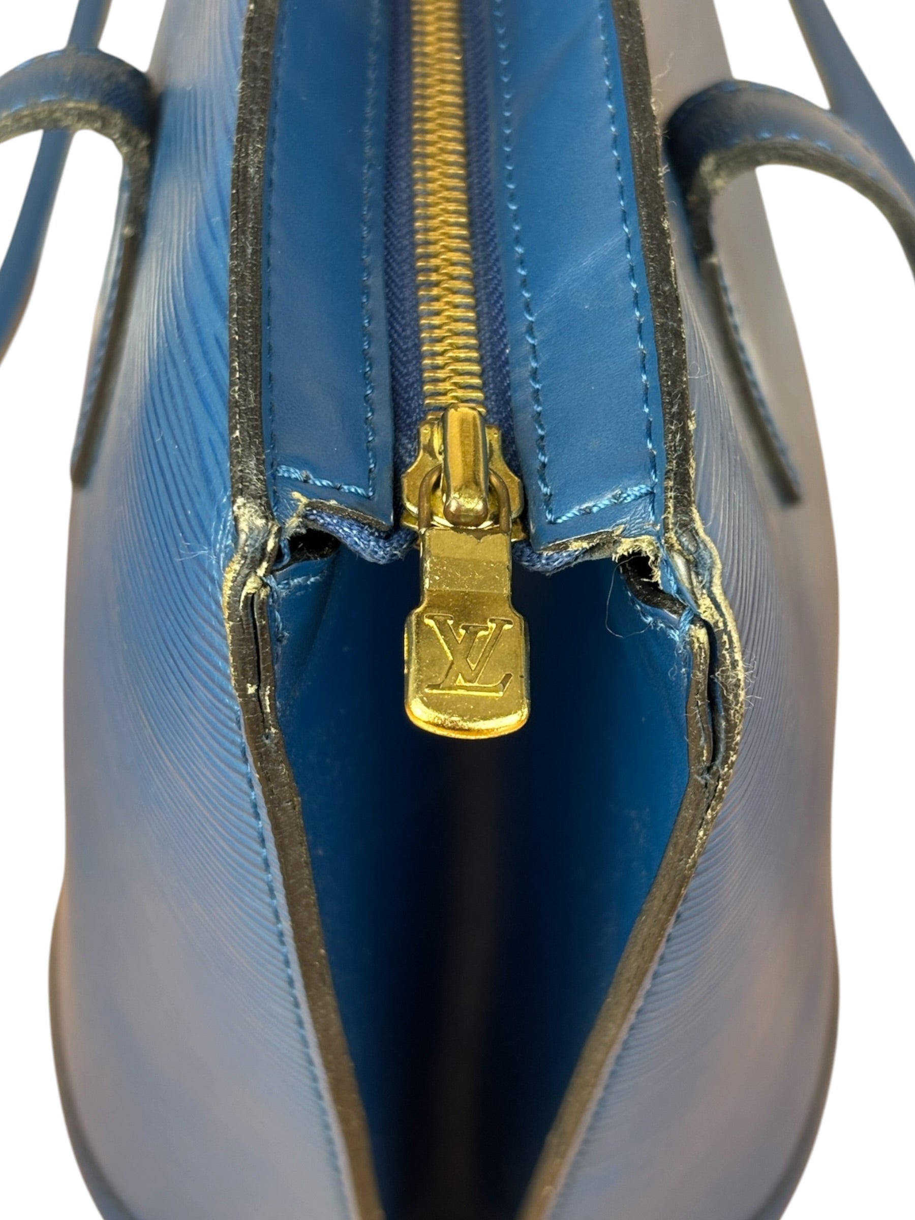 Louis Vuitton Blue Epi Saint Jacques GM Shoulder Bag