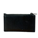 Yves Saint Laurent Black Leather Card Holder Wallet
