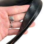 Dior Black Leather Vintage Flap Shoulder Bag