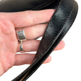 Dior Black Leather Vintage Flap Shoulder Bag