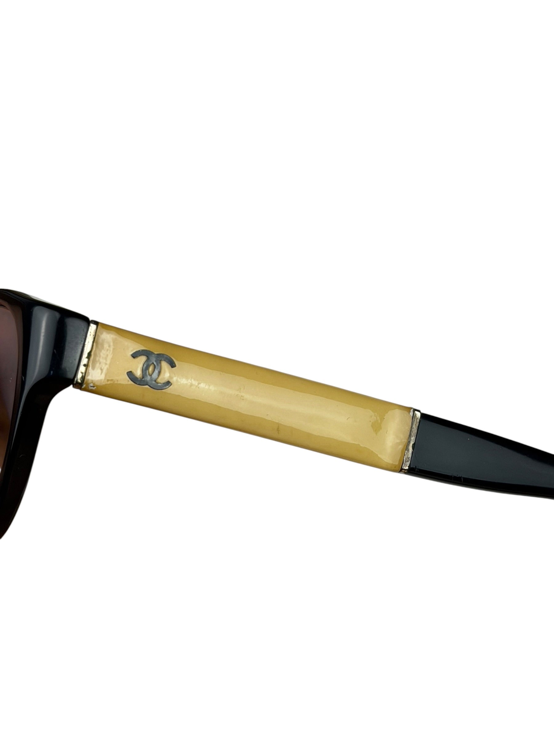 Chanel Dual-Tone Cat-Eye Sunglasses RX