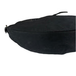 Fendi Black Leather Trim Mamma Baguette
