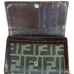 Fendi Zucca Monogram Canvas Trifold Wallet