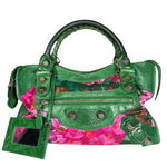 Balenicaga Floral Print Le City Bag