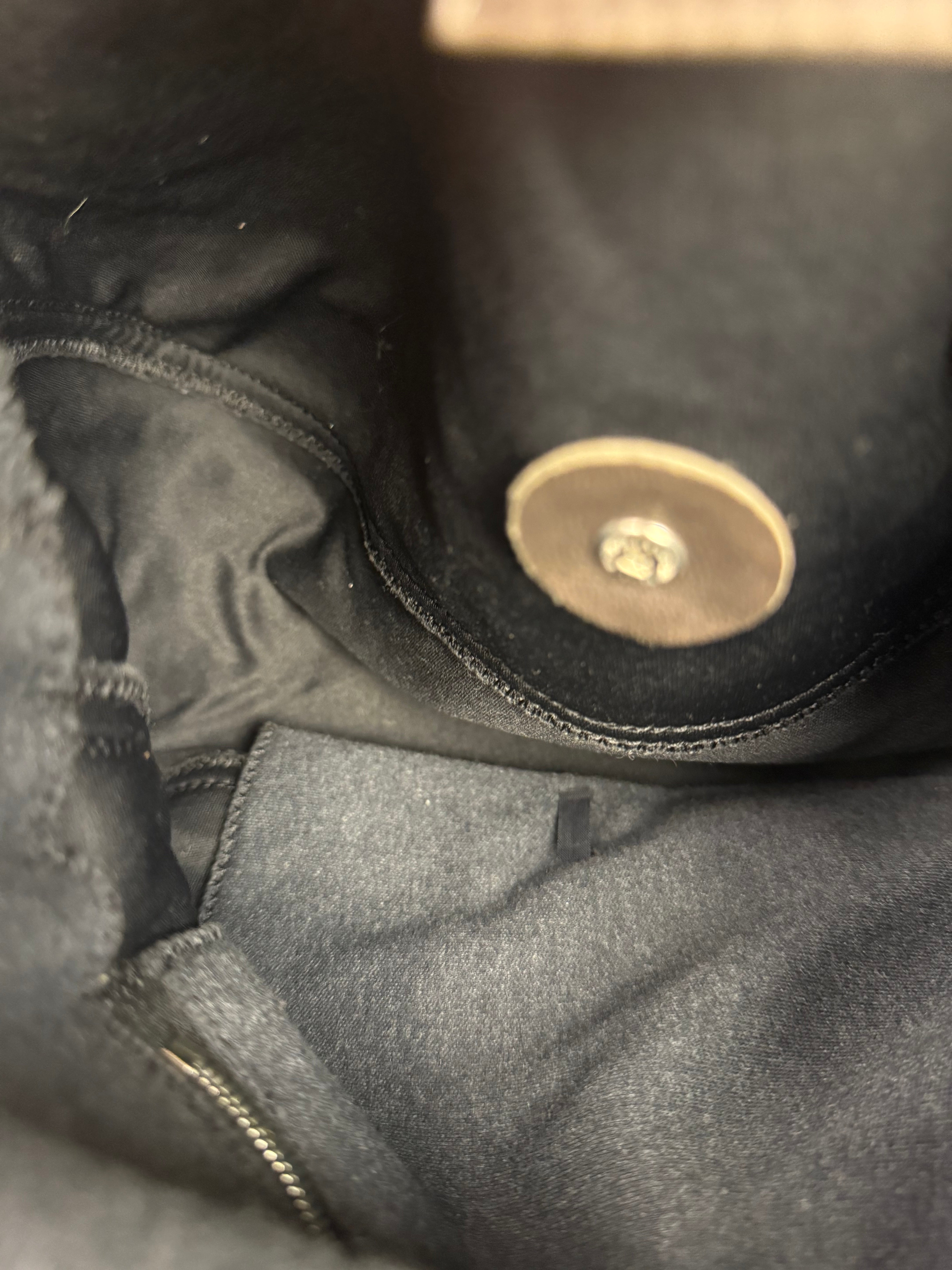 Fendi Grey Wool Mamma Baguette