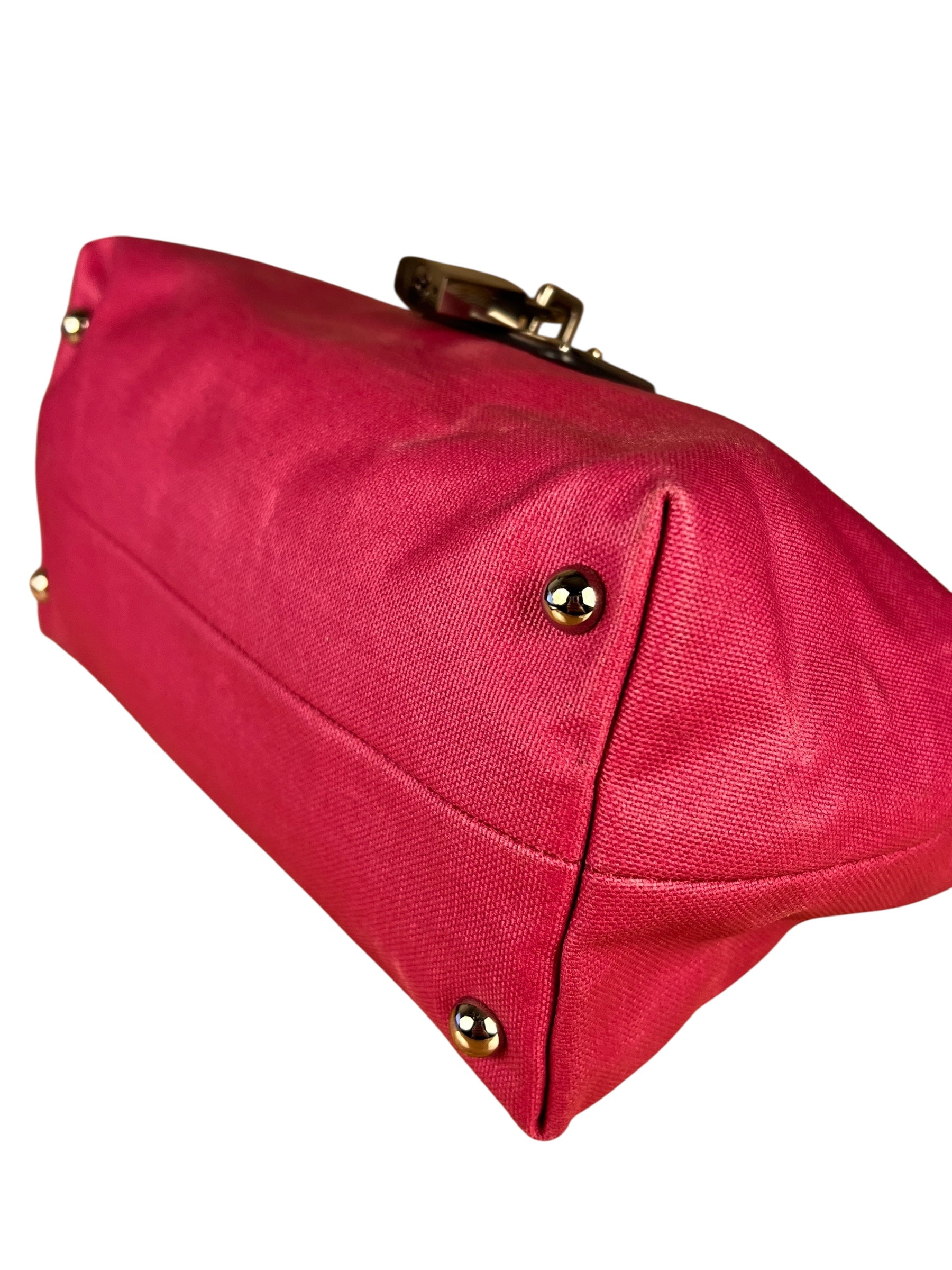 Loewe Fucshia Padlock Shoulder Pochette