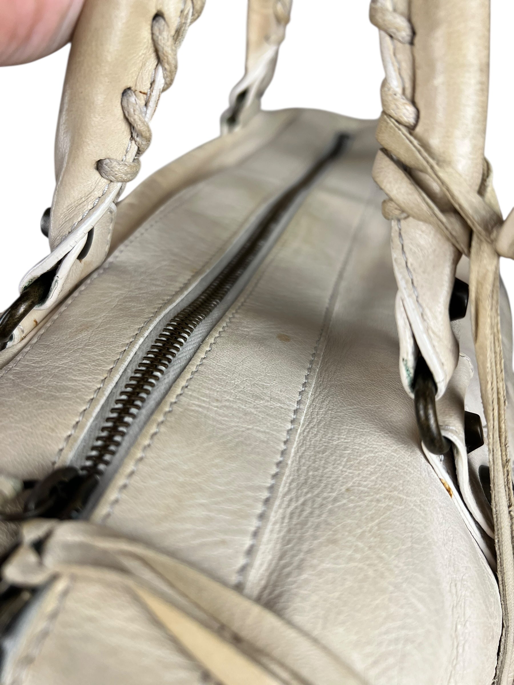 Balenciaga Beige Twiggy Le City Bag