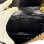 Chanel Black Diamond Stitch CC Timeless Chain Flap Bag '89-'91