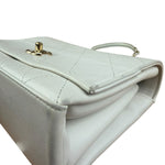 Chanel White Leather Mini Shoulder Bag 1992