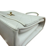 Chanel White Leather Mini Shoulder Bag 1992